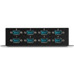 StarTech.com Hub série RS232 à 8 ports - Adaptateur USB vers 8x DB9 RS232 à montage mural et rail DIN