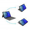 Logitech Folio Touch Gris Smart Connector QWERTZ Allemand