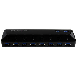 StarTech.com Concentrateur USB 3.0 (5Gbps) 10 ports avec Ports de Charge et de Synchronisation - 8 x USB-A, 2 x USB-A ports de 