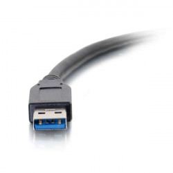 C2G Câble USB-C® vers USB-A SuperSpeed USB 5 Gbits/s M/M de 0,9 m - Noir