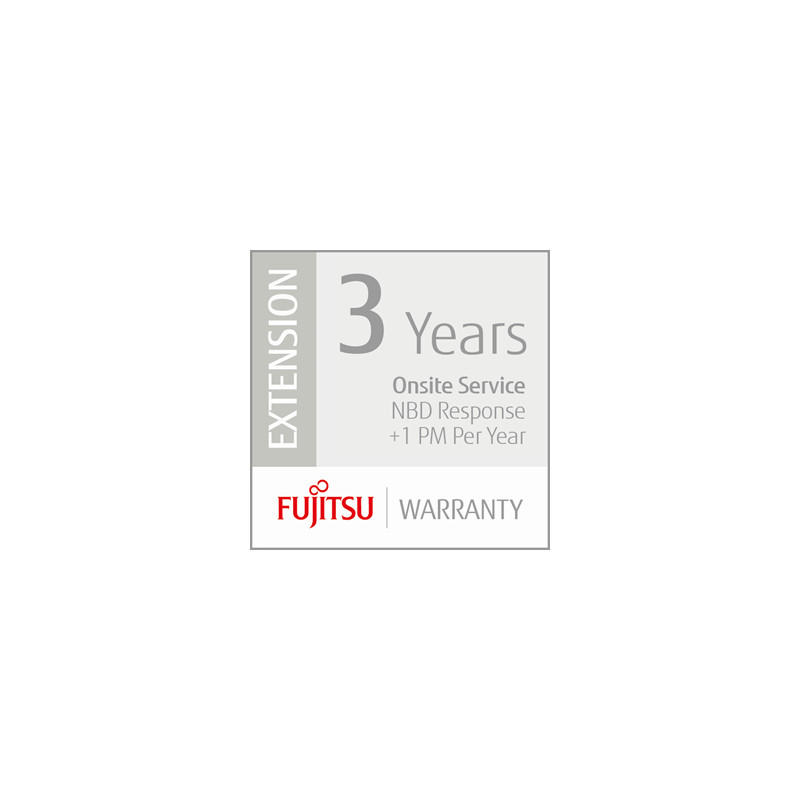 Fujitsu 3 Years Onsite Service, NBD, +1PM
