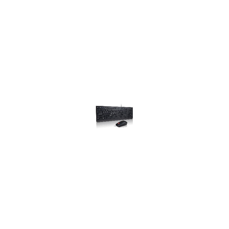 Lenovo 4X30L79921 clavier Souris incluse Universel USB QWERTY Anglais britannique Noir