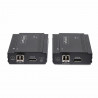 StarTech.com Extendeur KVM DisplayPort sur Fibre Optique, 4K 60Hz, Kit d'Extension de Console, Jusqu'à 300m (Multi-Mode) avec 