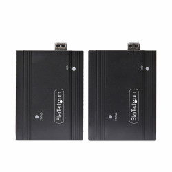 StarTech.com Extendeur KVM DisplayPort sur Fibre Optique, 4K 60Hz, Kit d'Extension de Console, Jusqu'à 300m (Multi-Mode) avec 