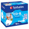 Verbatim CD-R AZO Wide Inkjet Printable 700 Mo 10 pièce(s)