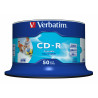 Verbatim CD-R AZO Wide Inkjet Printable no ID 700 Mo 50 pièce(s)