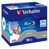 Verbatim BD-R SL 25GB 4x Printable 10 Pack Jewel Case 25 Go 10 pièce(s)