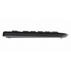 CHERRY DC 2000 clavier Souris incluse Universel USB QWERTY Anglais américain Noir