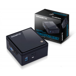 GIGABYTE GB-BACE-3160 barebone PC/ poste de travail 0,69L mini PC Noir J3160 1,6 GHz