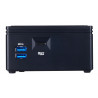 GIGABYTE GB-BACE-3160 barebone PC/ poste de travail 0,69L mini PC Noir J3160 1,6 GHz