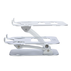 StarTech.com Support de Bureau pour Ordinateur Portable - Support Ergonomique Pliable pour PC Portable - Socle/Pupitre/Réhauss