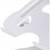 StarTech.com Support de Bureau pour Ordinateur Portable - Support Ergonomique Pliable pour PC Portable - Socle/Pupitre/Réhauss