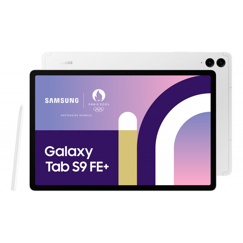 Samsung Galaxy Tab S9 FE+ Samsung Exynos 256 Go 31,5 cm (12.4") 12 Go Wi-Fi 6 (802.11ax) Android 13 Argent