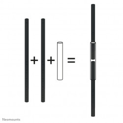 Neomounts FPMA-CPCONNECTBLACK Connecteur pour tube d'extension