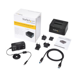 StarTech.com Station d'accueil USB 3.0 pour 2 disques durs SATA III de 2,5 ou 3,5 - Dock HDD / SSD avec UASP