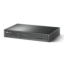 TP-Link TL-SF1008P Non-géré Fast Ethernet (10/100) Connexion Ethernet, supportant l'alimentation via ce port (PoE) Noir
