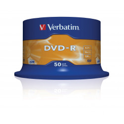 Verbatim DVD-R Matt Silver 4,7 Go 50 pièce(s)