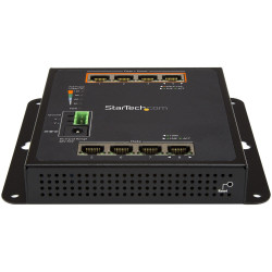 StarTech.com Switch Gigabit Ethernet géré à 8 ports (4 PoE+) - Fixation murale et accès en façade