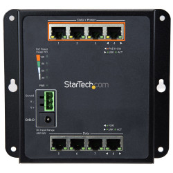 StarTech.com Switch Gigabit Ethernet géré à 8 ports (4 PoE+) - Fixation murale et accès en façade