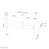 Neomounts FPMA-W830 Support d'écran mural 10-27" - orientable
