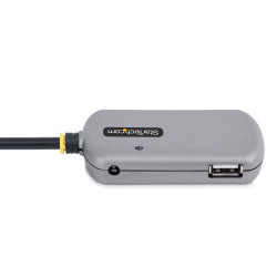 StarTech.com Hub USB d'Extension - Câble d'Extension USB 2.0 de 24m avec Concentrateur USB-A à 4 Ports, Câble Répéteur USB