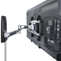 StarTech.com Support Mural TV Articulé - Support Mural VESA, Supporte les Téléviseurs de 26 à 65 pouces - Accroche TV Mural