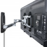 StarTech.com Support Mural TV Articulé - Support Mural VESA, Supporte les Téléviseurs de 26 à 65 pouces - Accroche TV Mural