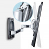 StarTech.com Support Mural TV Articulé - Support Mural VESA, Supporte les Téléviseurs de 26 à 65 pouces - Accroche TV Mural