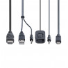 StarTech.com C2-H46-UAC-CBL-KVM commutateur écran, clavier et souris Noir