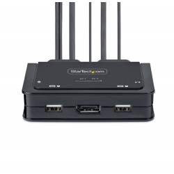 StarTech.com C2-D46-UC2-CBL-KVM commutateur écran, clavier et souris Noir