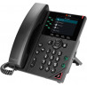 POLY Téléphone IP VVX 350 à 6 lignes et compatible PoE