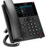 POLY Téléphone IP VVX 350 à 6 lignes et compatible PoE