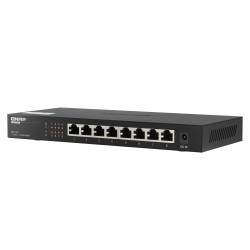 QNAP QSW-1108-8T commutateur réseau Non-géré 2.5G Ethernet (100/1000/2500) Noir
