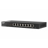 QNAP QSW-1108-8T commutateur réseau Non-géré 2.5G Ethernet (100/1000/2500) Noir