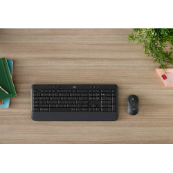 Logitech 920-011010 clavier Souris incluse Bureau Bluetooth QWERTY Nordique Graphite