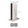 StarTech.com Station d'Accueil USB 3.0 pour Deux Écrans avec Adaptateurs DVI vers VGA et HDMI, 5x USB 3.0 et Audio - Station d