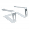 StarTech.com Support Ordinateur Portable (5kg) - Socle Ordinateur Portable en Aluminium, Argenté - Réhausseur PC pour MacBook