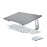 StarTech.com Support Ordinateur Portable (5kg) - Socle Ordinateur Portable en Aluminium, Argenté - Réhausseur PC pour MacBook