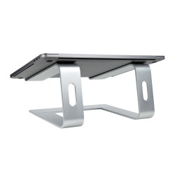 StarTech.com Support Ordinateur Portable (5kg) - Socle Ordinateur Portable en Aluminium, Argenté - Réhausseur PC pour MacBook