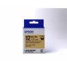 Epson Ruban satin pour étiqueteuse LK-4KBK Noir/Or 12 mm (5 m)