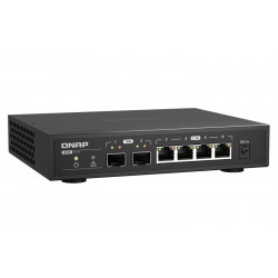 QNAP QSW-2104-2S commutateur réseau Non-géré 2.5G Ethernet Noir