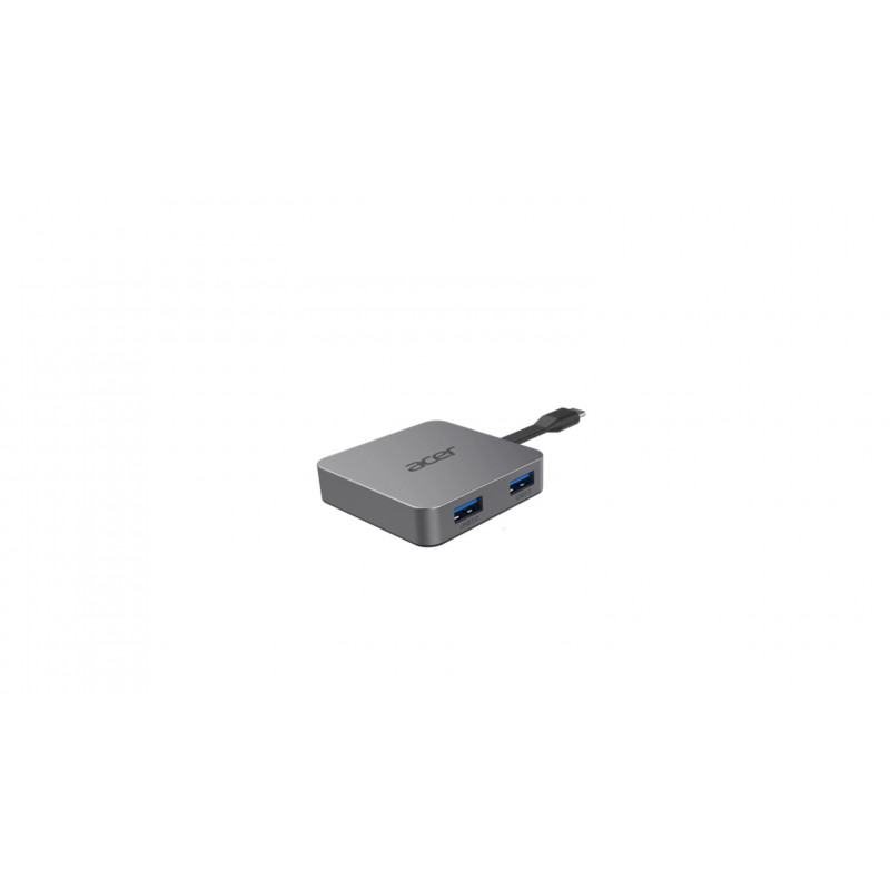 Acer 4-in-1 Type-C Dongle Avec fil USB 3.2 Gen 1 (3.1 Gen 1) Type-C Argent