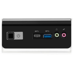 Gigabyte GB-BLCE-4000C barebone PC/ poste de travail Noir, Blanc N4000 BGA 1090 1,1 GHz