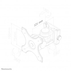 Neomounts FPMA-W250BLACK Support pour écran mural 10-30" - orientable