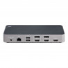 StarTech.com Station d'Accueil Triple Moniteur USB-C - Dock Triple HDMI/DP 4k USB-C - Hub USB 5x - GbE - 100W PD - Docking Stat