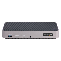 StarTech.com Station d'Accueil Triple Moniteur USB-C - Dock Triple HDMI/DP 4k USB-C - Hub USB 5x - GbE - 100W PD - Docking Stat