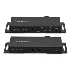 StarTech.com Kit Extender HDMI Fibre Optique - 4K60Hz jusqu'à 1km (Monomode) ou 300m (Multimode) Fibre optique LC, HDR, HDCP, 