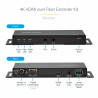 StarTech.com Kit Extender HDMI Fibre Optique - 4K60Hz jusqu'à 1km (Monomode) ou 300m (Multimode) Fibre optique LC, HDR, HDCP, 