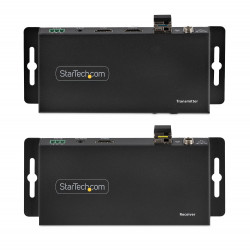 StarTech.com Kit Extender HDMI Fibre Optique - 4K60Hz jusqu'à 1km (Monomode) ou 300m (Multimode) Fibre optique LC, HDR, HDCP, 