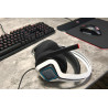 HP 6MF36AA Casque Avec fil Arceau Jouer USB Type-A Blanc